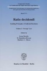 Ratio decidendi -  - 9783428134335