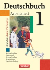 Deutschbuch 1. Arbeitsheft mit Lösungen. Realschule. 5. Schuljahr. Baden-Württemberg