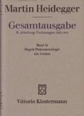 Gesamtausgabe Abt. 2 Vorlesungen Bd. 32. Hegels Phänomenologie des Geistes