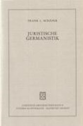 Schäfer, F: Juristische Germanistik