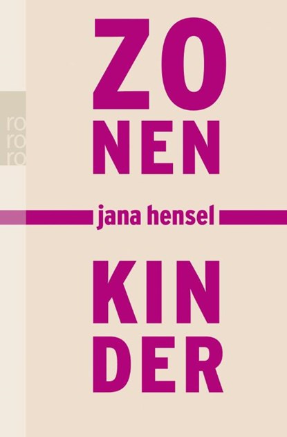 Zonenkinder, HENSEL, Jana - Paperback - 9783499235320