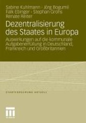 Dezentralisierung Des Staates in Europa
