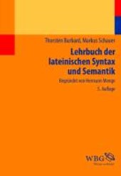 Menge, H: Lehrbuch der lateinischen Syntax und Semantik