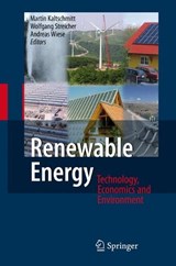 Renewable Energy - Martin Kaltschmitt ; Wolfgang Streicher ; Andreas Wiese - 9783540709473