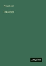 Rapsodies - Pétrus Borel - 9783563040256