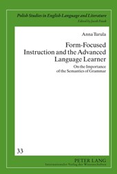 Form-Focused Instruction and the Advanced Language Learner