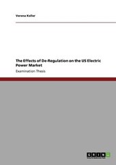 The Effects of De-Regulation on the US Electric Power Market
