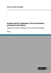 Gender-Specific Language in the Presentation of Political Talk Shows