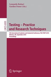 Testing: Academic and Industrial Conference - Practice and Research Techniques