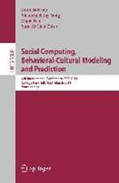 Social Computing, Behavioral-Cultural Modeling and Predictio