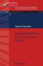 Selected Problems of Fractional Systems Theory