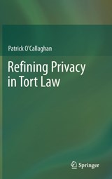 Refining Privacy in Tort Law -  - 9783642318832