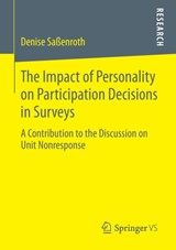 The Impact of Personality on Participation Decisions in Surveys -  - 9783658017804