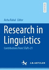 Research in Linguistics - Aicha Rahal - 9783662725405
