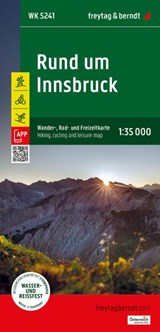 Around Innsbruck, hiking, cycling and leisure map -  - 9783707920727