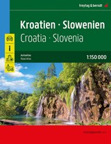 Kroatien - Slowenien, Autoatlas 1:150.000, freytag & berndt - freytag & berndt - 9783707922042