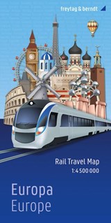 Rail Travel Map Europe -  - 9783707924206