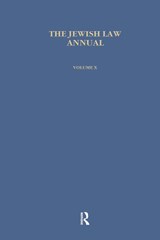 Jewish Law Annual (Vol 10) - Bernard S Jackson - 9783718605460