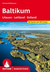 Baltikum - Litauen, Lettland und Estland Wanderführer - Rother wandelgids Baltische staten  - Michael Wellhausen - 9783763347452