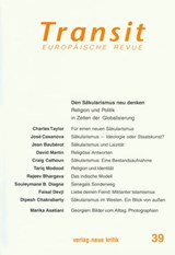 Transit 39. Europäische Revue - Charles Taylor ; José Casanova ; Faisal Devji ; Krzysztof Michalski ; Klaus Nellen - 9783801505530