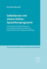 Selbstlernen mit einem Online-Sprachlernprogramm - Thanh Hien Bui Thi - 9783823303459
