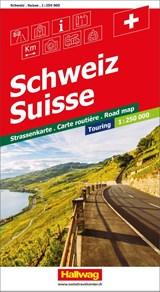 Hallwag Touring Strassenatlas Schweiz - Hallwag Kümmerly+Frey AG - 9783828300484