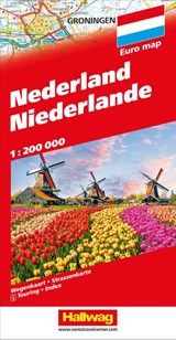Hallwag Strassenkarte Niederlande 1:200.000 -  - 9783828309982