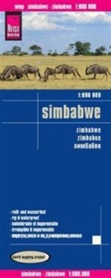 Reise Know-How Landkarte Simbabwe 1 : 800.000 -  - 9783831772704