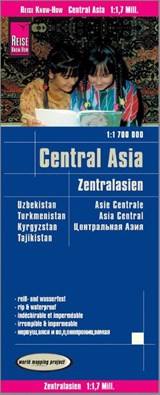 Reise Know-How Landkarte Zentralasien / Central Asia (1:1.700.000) : Usbekistan, Kirgisistan, Turkmenistan und Tadschikistan -  - 9783831773671