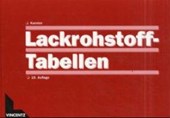 Karsten, E: Lackrohstoff-Tabellen