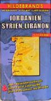 Jordanien, Syrien, Libanon 1 : 1 250 000. Hildebrand's Urlaubskarte