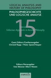 Logical Analysis and History of Philosophy / Philosophiegeschichte und logische Analyse / Fallacious Arguments in Ancient Philosophy