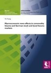 Macroeconomic news effects in commodity futures and German stock and bond futures markets