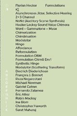 Florian Hecker - Susanne Gaensheimer ; Robin Mackay ; Miguel Wandschneider - 9783960980551