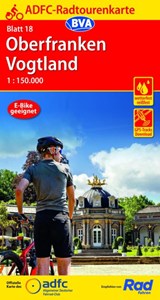 ADFC-Radtourenkarte 18 Oberfranken /Vogtland 1:150.000, reiß- und wetterfest, E-Bike geeignet, GPS-Tracks Download -  - 9783969900635