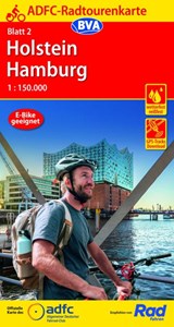 ADFC-Radtourenkarte 2 Holstein Hamburg 1:150.000, reiß- und wetterfest, E-Bike geeignet, GPS-Tracks Download -  - 9783969900765