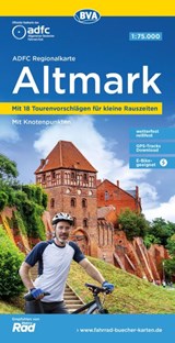 ADFC Regionalkarte Altmark, 1:75.000, mit Tagestourenvorschlägen, reiß- und wetterfest, E-Bike-geeignet, mit Knotenpunkten, GPS-Tracks Download -  - 9783969901045