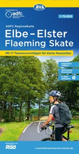 ADFC-Regionalkarte Elbe-Elster-Flaeming Skate, 1:75.000, reiß- und wetterfest, mit kostenlosem GPS-Download der Touren via BVA-website oder Karten-App -  - 9783969901663