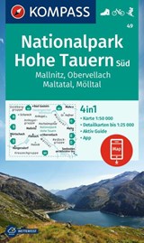 KOMPASS Wanderkarte 49 Nationalpark Hohe Tauern Süd, Mallnitz, Obervellach, Maltatal, Mölltal 1:50.000 -  - 9783991215127