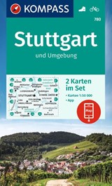 KOMPASS Wanderkarten-Set 780 Stuttgart und Umgebung (2 Karten) 1:50.000 -  - 9783991216957