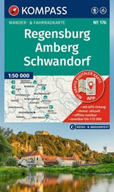 KOMPASS Wanderkarte 176 Regensburg, Amberg, Schwandorf 1:50.000 -  - 9783991543626