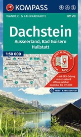 KOMPASS Wanderkarte 20 Dachstein, Ausseerland, Bad Goisern, Hallstatt 1:50.000 -  - 9783991543657
