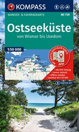 KOMPASS Wanderkarten-Set 739 Ostseeküste, von Wismar bis Usedom (3 Karten) 1:50.000 -  - 9783991543824