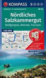 KOMPASS Wanderkarte 18 Nördliches Salzkammergut, Wolfgangsee, Attersee, Traunsee 1:50.000 -  - 9783991544067