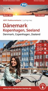 BVA ADFC Radtourenkarte Dänemark, Kopenhagen, Seeland/Denmark, Copenhagen, Zealand 1:150.000 -  - 9783991545828