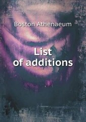 List of Additions