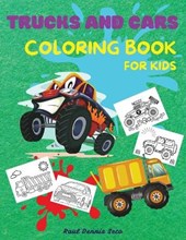 Trucks and cars coloring book for kids