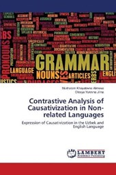 Contrastive Analysis of Causativization in Non-related Languages