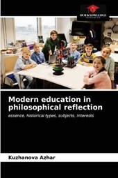 Modern education in philosophical reflection
