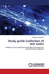 Study guide (collection of test tasks) - Botagoz Kuppayeva - 9786209491252
